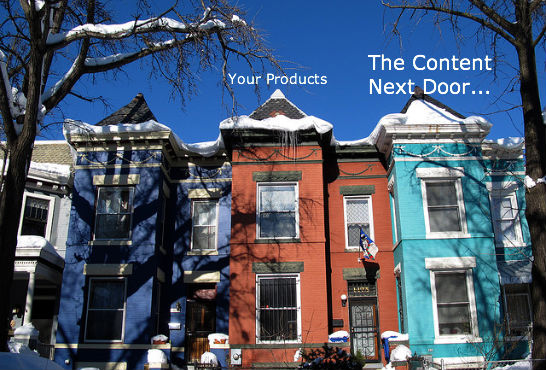 Adjacent Content Marketing ftw